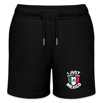 Mexique Mexique Mexicain Espagnol - Short de jogging enfant bio Stanley/Stella - noir - Devant