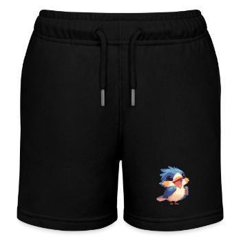 Martin-pêcheur Martin-pêcheur - Short de jogging enfant bio Stanley/Stella - noir - Devant