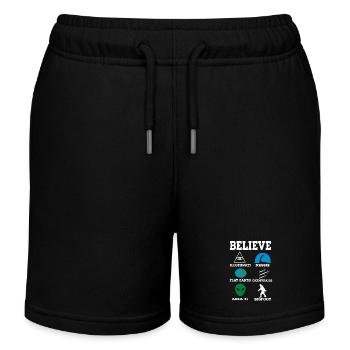 Verschwörung - Kinder Organic Joggingshorts Mini Bolter von Stanley/Stella - Schwarz - Vorne
