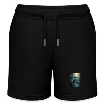 Martin-pêcheur Martin-pêcheur - Short de jogging enfant bio Stanley/Stella - noir - Devant