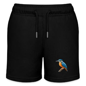 Martin-pêcheur Martin-pêcheur - Short de jogging enfant bio Stanley/Stella - noir - Devant