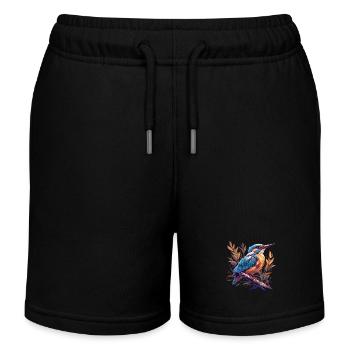 Martin-pêcheur Martin-pêcheur - Short de jogging enfant bio Stanley/Stella - noir - Devant