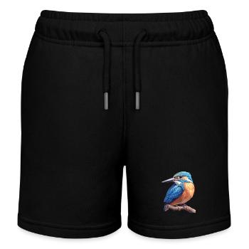 Martin-pêcheur Martin-pêcheur - Short de jogging enfant bio Stanley/Stella - noir - Devant