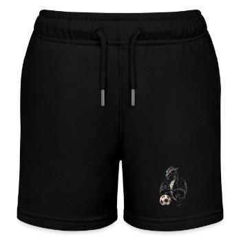 Drachen - Kinder Organic Joggingshorts Mini Bolter von Stanley/Stella - Schwarz - Vorne