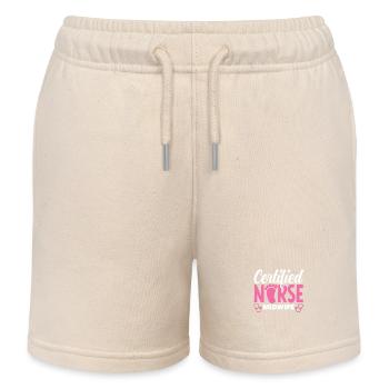 Certified Midwife Stolz - Kids Organic Sweat Shorts by Stanley/Stella - soft Ecru - Front