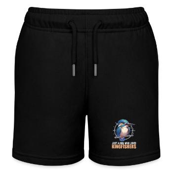 Martin-pêcheur Martin-pêcheur - Short de jogging enfant bio Stanley/Stella - noir - Devant