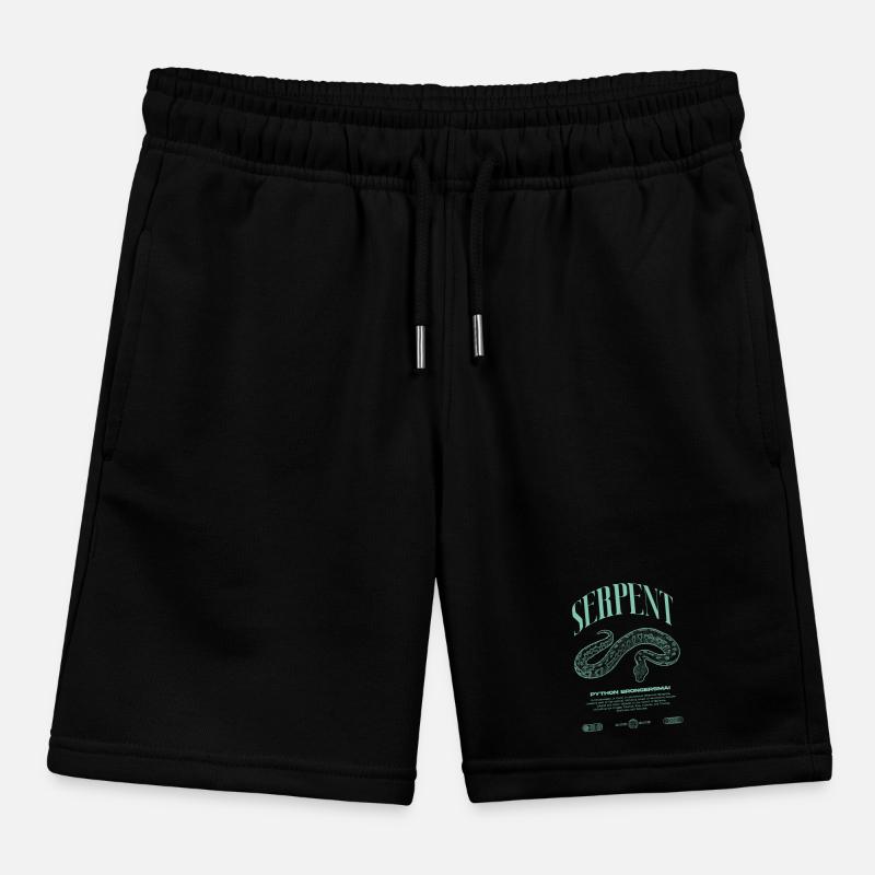 python de sang moderne reptile keeper streetwear Short de jogging enfant bio Stanley/Stella