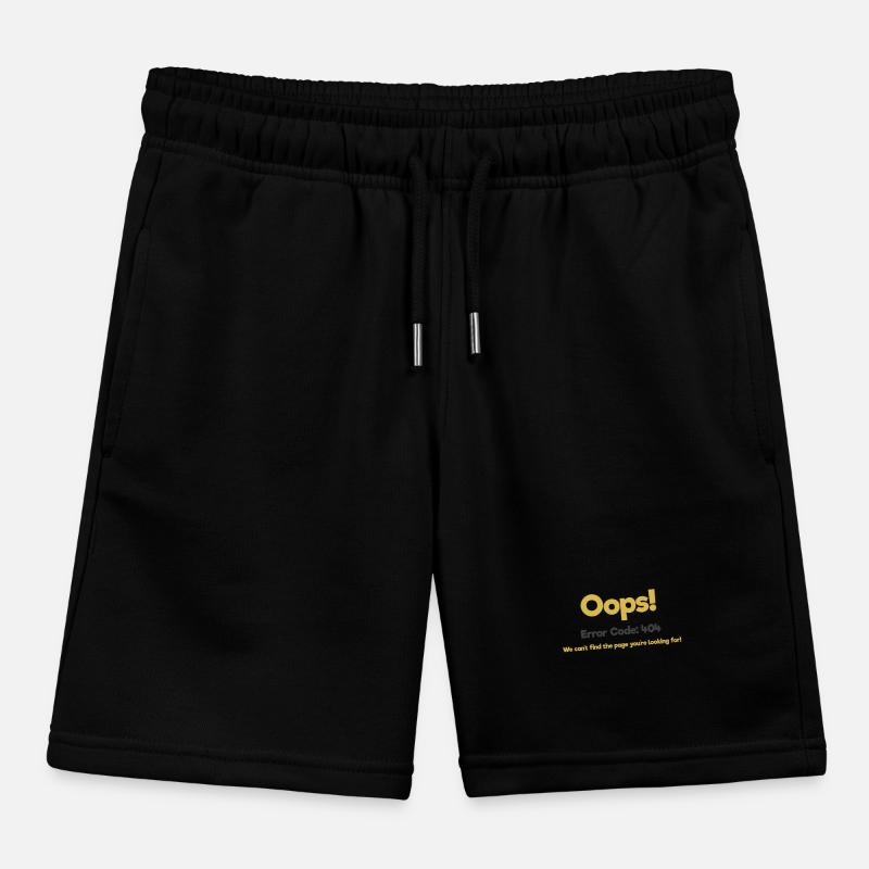 Lustiges 404-Fehlerseiten-Design Funny 404 Error Kinder Organic Joggingshorts Mini Bolter von Stanley/Stella