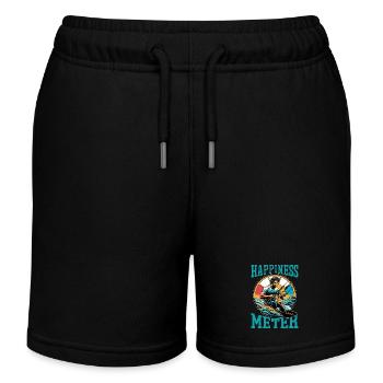 Kitesurf Happiness Meter Sports nautiques Surf - Short de jogging enfant bio Stanley/Stella - noir - Devant