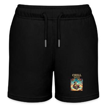 CHILL Crapaud - Short de jogging enfant bio Stanley/Stella - noir - Devant