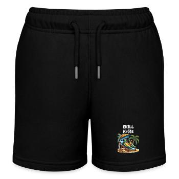 CHILL Kröte - Kinder Organic Joggingshorts Mini Bolter von Stanley/Stella - Schwarz - Vorne