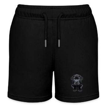 Englischer Mastiff - Kinder Organic Joggingshorts Mini Bolter von Stanley/Stella - Schwarz - Vorne