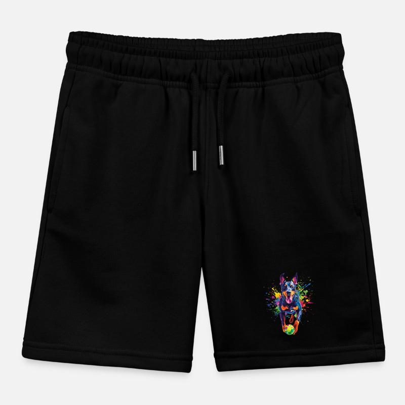 Dobermann Kinder Organic Joggingshorts Mini Bolter von Stanley/Stella