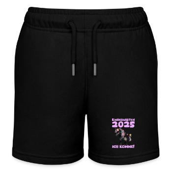 Kindergarten 2025 Girl Gift Kita 2025 Decoration - Kids Organic Sweat Shorts by Stanley/Stella - black - Front