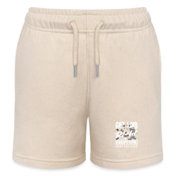 Maurer Werden Immer Richtig Entlassen - Kinder Organic Joggingshorts Mini Bolter von Stanley/Stella - Natur - Vorne