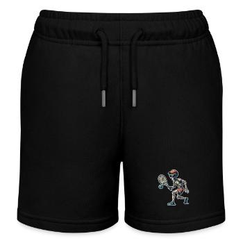 Alien Tennis - Kinder Organic Joggingshorts Mini Bolter von Stanley/Stella - Schwarz - Vorne