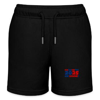 Kindergarten 2025 Kids Gift Kita 2025 Decoration - Kids Organic Sweat Shorts by Stanley/Stella - black - Front