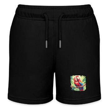 Aras Ara - Kinder Organic Joggingshorts Mini Bolter von Stanley/Stella - Schwarz - Vorne