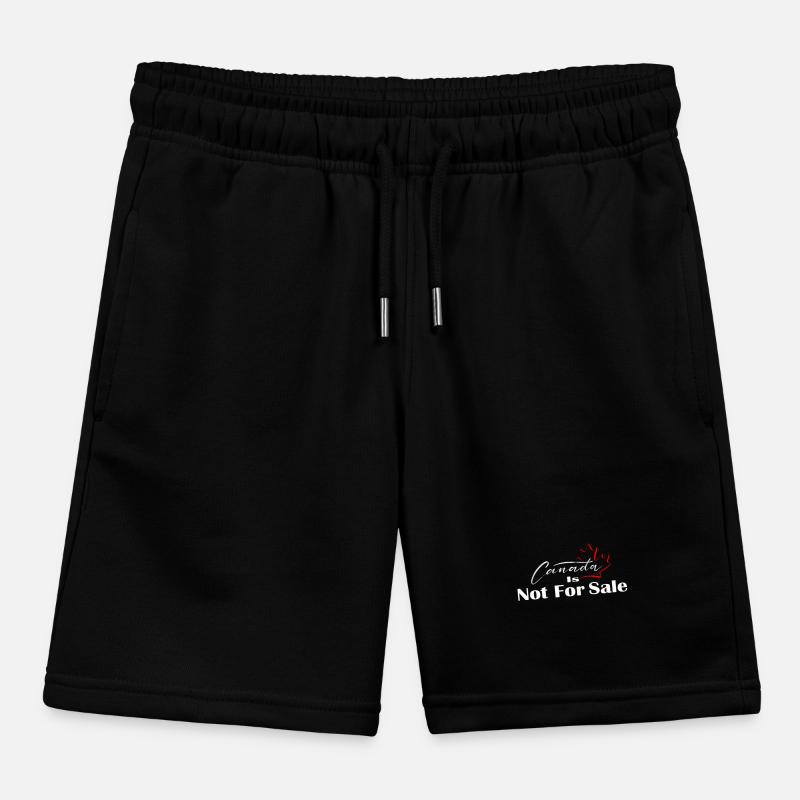 Le Canada n’est pas à vendre Maple Leaf Design Short de jogging enfant bio Stanley/Stella