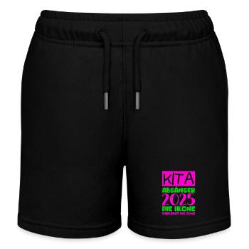 Adieu Maternelle 2025 Cadeau Fille Garçons - Short de jogging enfant bio Stanley/Stella - noir - Devant