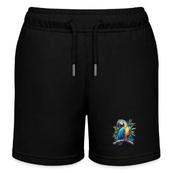 Aras Ara - Kinder Organic Joggingshorts Mini Bolter von Stanley/Stella - Schwarz - Vorne