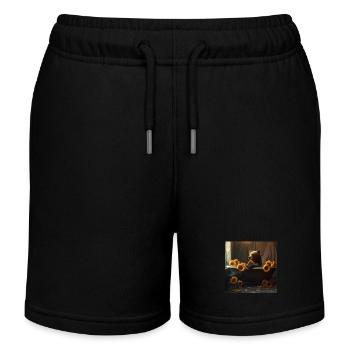 Tragen - Kinder Organic Joggingshorts Mini Bolter von Stanley/Stella - Schwarz - Vorne