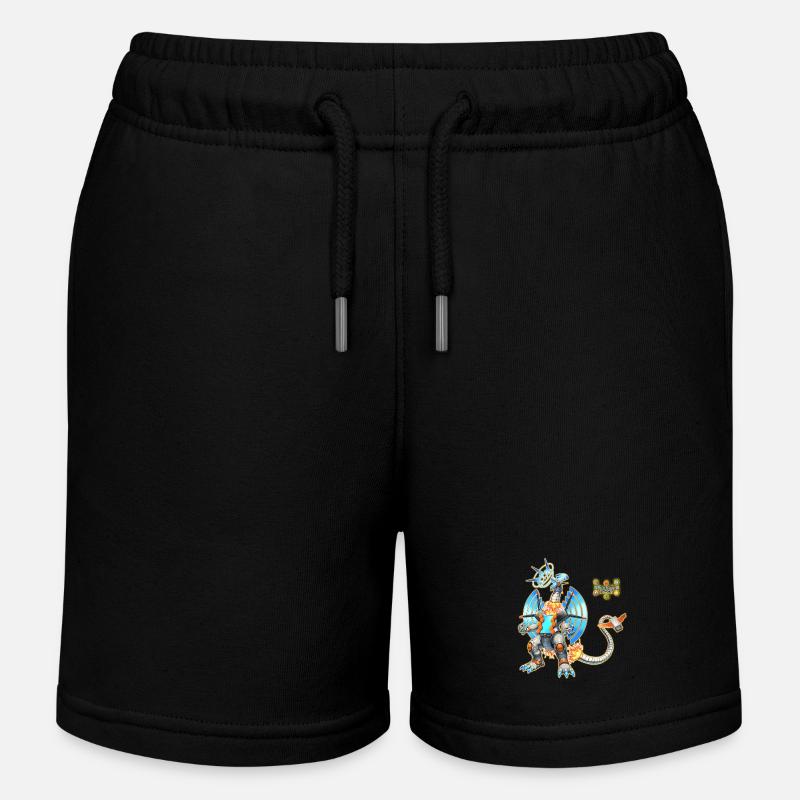 Wi-Fi Dragon - Short de jogging enfant bio Stanley/Stella - noir