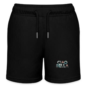 Ciao Bella - Kinder Organic Joggingshorts Mini Bolter von Stanley/Stella - Schwarz - Vorne