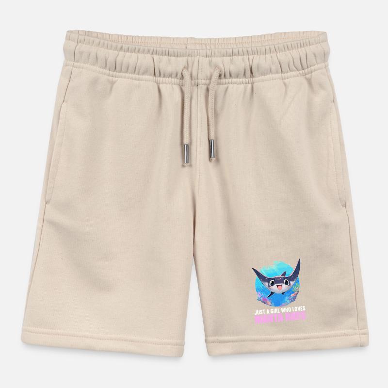 Mantas Manta Rochen Kinder Organic Joggingshorts Mini Bolter von Stanley/Stella