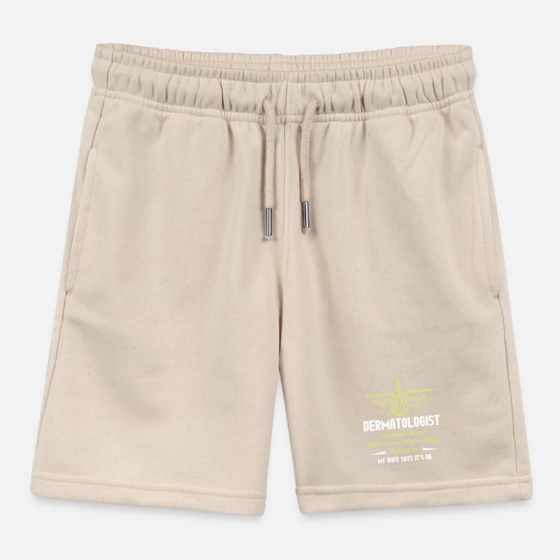 Funny Dermatologist Definition Kids Organic Sweat Shorts by Stanley/Stella