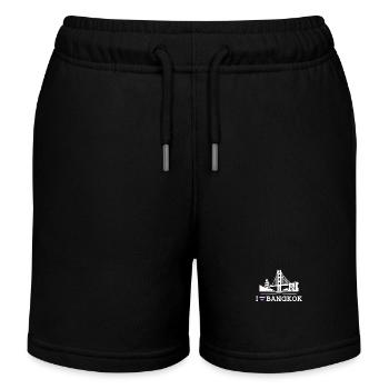 J’aime Bangkok Drapeau Golden Gate Bridge Thaïlande - Short de jogging enfant bio Stanley/Stella - noir - Devant
