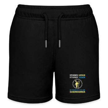 Schornsteinfeger Herren - Kinder Organic Joggingshorts Mini Bolter von Stanley/Stella - Schwarz - Vorne