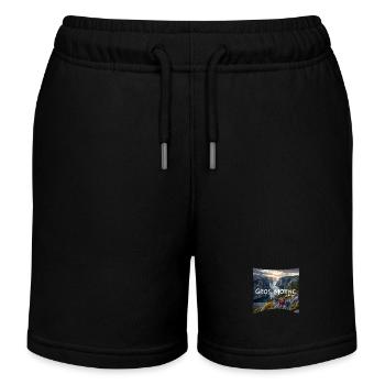 Gros-Morne, Canada - Short de jogging enfant bio Stanley/Stella - noir - Devant