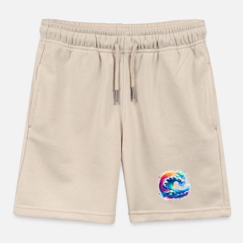 Wave Kids Organic Sweat Shorts by Stanley/Stella