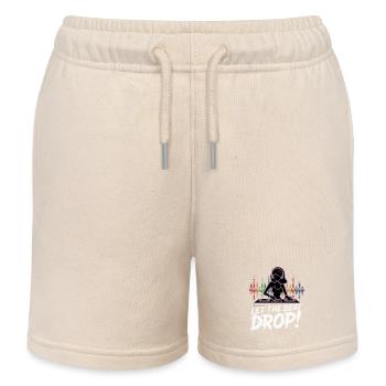 TSHIRT COOL, LAISSEZ LE RYTHME - Short de jogging enfant bio Stanley/Stella - écru doux - Devant