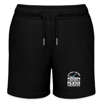 Pilates Erfolg Mit Instruktor Anleitung - Kinder Organic Joggingshorts Mini Bolter von Stanley/Stella - Schwarz - Vorne