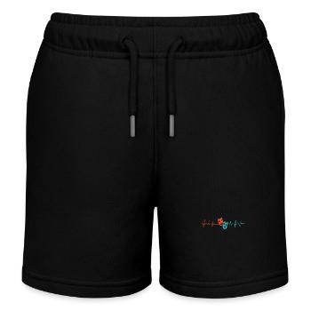Musical Liebhaber Theater Masken Herzschlag - Kinder Organic Joggingshorts Mini Bolter von Stanley/Stella - Schwarz - Vorne