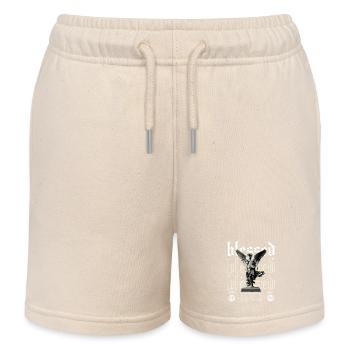 Faith Angel Streetwear - Kids Organic Sweat Shorts by Stanley/Stella - soft Ecru - Front