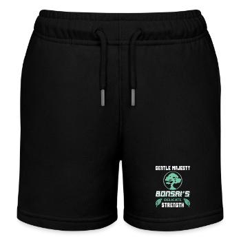 Bonsai Tree - Kinder Organic Joggingshorts Mini Bolter von Stanley/Stella - Schwarz - Vorne