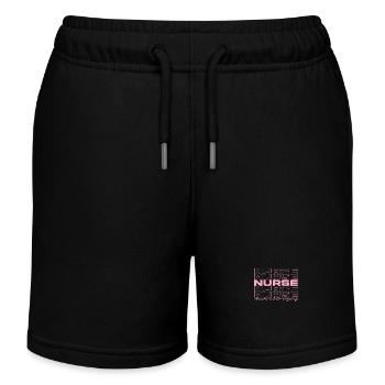 Accident & Emergency Nurse Medical Nurses Stylish - Kids Organic Sweat Shorts by Stanley/Stella - black - Front
