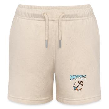 SHIP ANCHOR SAILOR BEGINNER - Kids Organic Sweat Shorts by Stanley/Stella - soft Ecru - Front