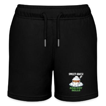 ZUCKER SWEET ADIEU HEALTHY HELLO - Kinder Organic Joggingshorts Mini Bolter von Stanley/Stella - Schwarz - Vorne