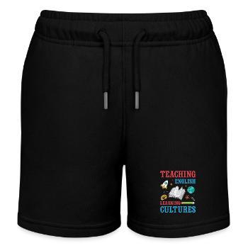 ESL-Lehrer ESL Unterricht - Kinder Organic Joggingshorts Mini Bolter von Stanley/Stella - Schwarz - Vorne