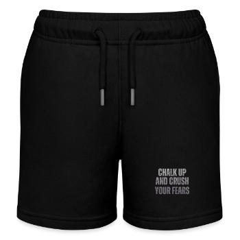 Bouldering Chalk Up Boulderer - Kids Organic Sweat Shorts by Stanley/Stella - black - Front