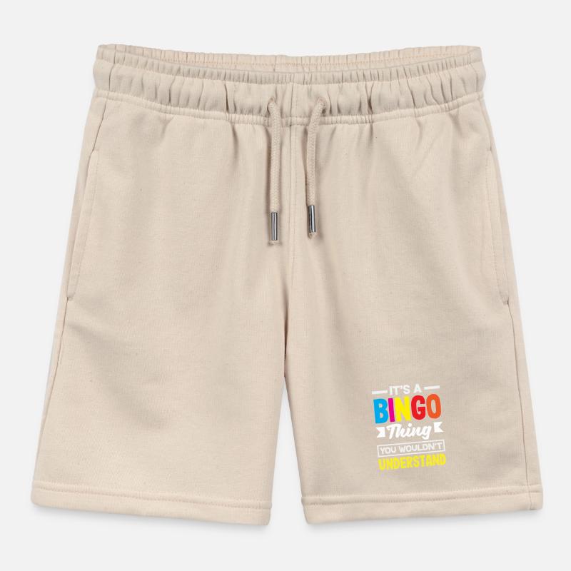 Joueur de bingo : chose que vous ne comprenez pas Short de jogging enfant bio Stanley/Stella