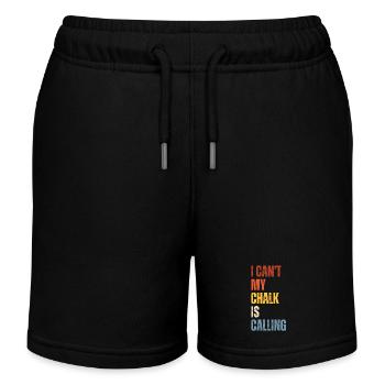 Je ne peux pas que ma craie appelle Boulderer - Short de jogging enfant bio Stanley/Stella - noir - Devant