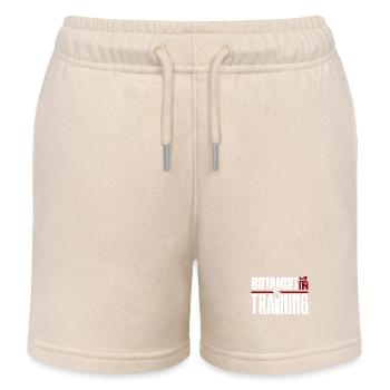 Botanist Botanist In Training - Kids Organic Sweat Shorts by Stanley/Stella - soft Ecru - Front