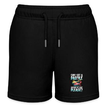 Kann Ich Ein Paddel Für Mein Boot Haben Bitte? - Kinder Organic Joggingshorts Mini Bolter von Stanley/Stella - Schwarz - Vorne