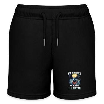 Keine Sorgen Erlaubt Im Kajak: Entdecke Die - Kinder Organic Joggingshorts Mini Bolter von Stanley/Stella - Schwarz - Vorne