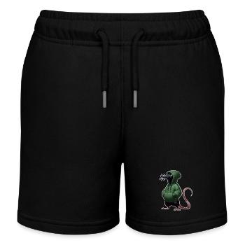 Souris - Short de jogging enfant bio Stanley/Stella - noir - Devant